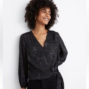 Madewell Floral Jacquard Top